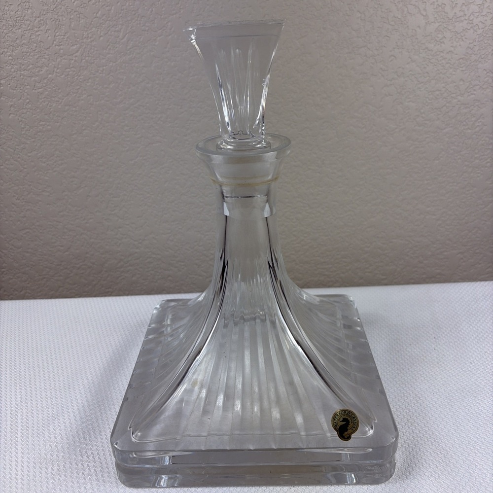 Waterford Crystal Clarion Pattern Ships Decanter